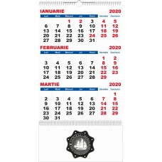 Calendar de perete 2022, 4 file, personalizabil