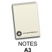 Notesuri, bloc notes personalizat A3
