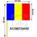 Set 200 stegulete scobitoare Romania tricolore decorative